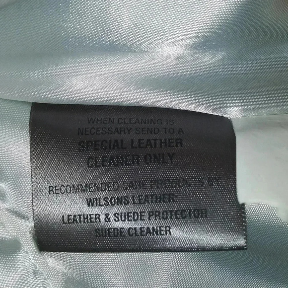 Wilson's Leather Pelle Studio Blue Leather Blazer - Picture 5 of 7